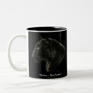Black Jaguar Big Cat MAKE MINE BLACK! Tasse trinke