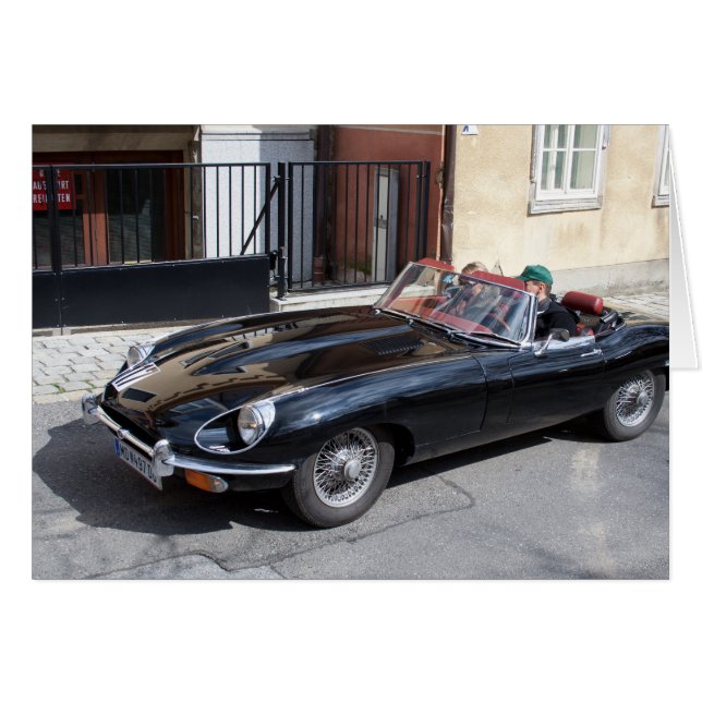 Black Jaguar E Type (Vorderseite (Horizontal))