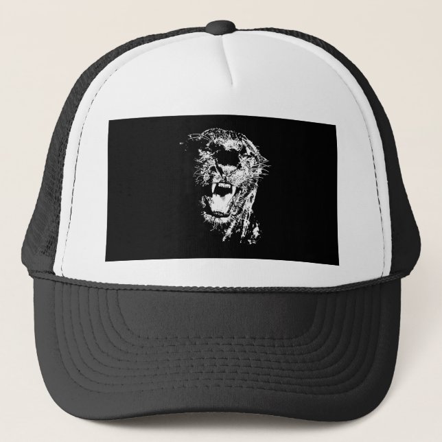 Black Jaguar Truckerkappe (Vorderseite)