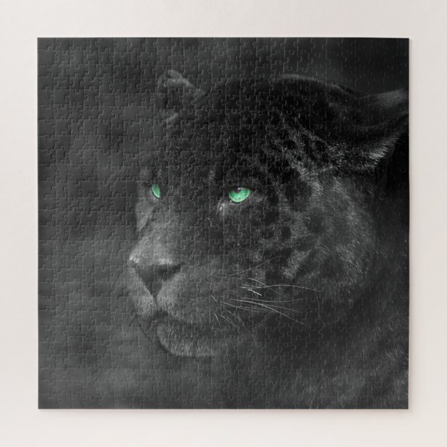 Black Jaguars Emerald Gaze Puzzle (Vertikal)