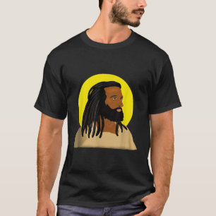 Black Jesus Locs African American Religious1462 T-Shirt