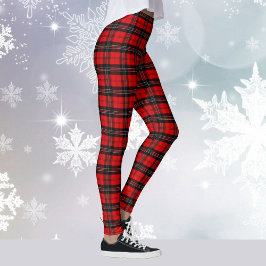 Black Kariert Tartan Yoga Weihnachtsfeiertag Laufe Leggings