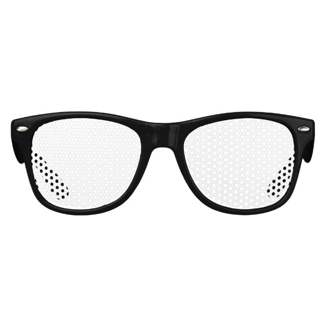 Black Kids Retro Party Shades Sonnenbrille (Vorderseite)