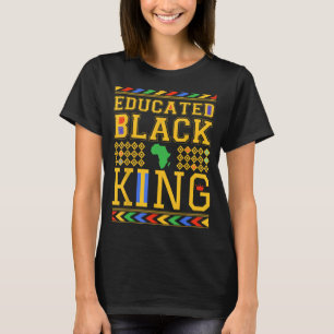 Black KING African Dashiki Black History T-Shirt