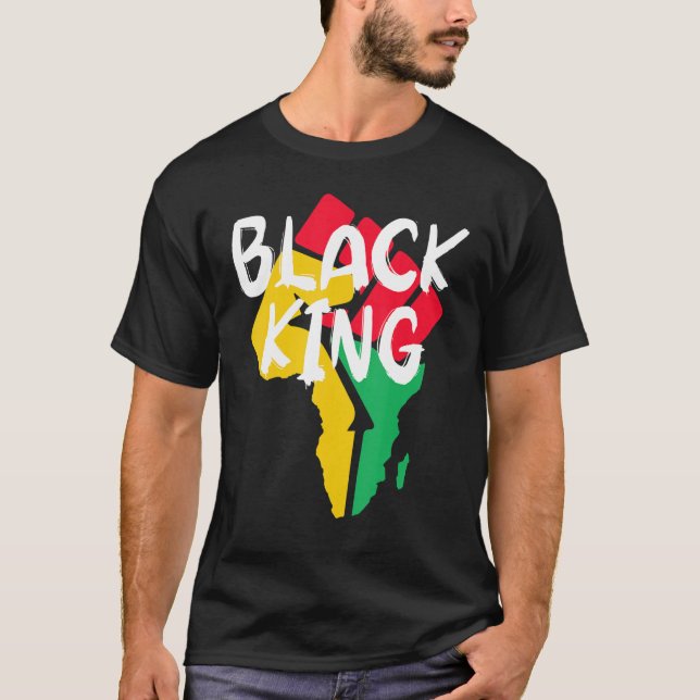 Black King Black History Month African American Bl T-Shirt (Vorderseite)