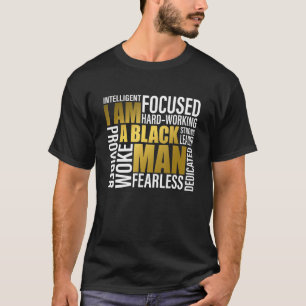 Black King Black Men Black History Monte T-Shirt