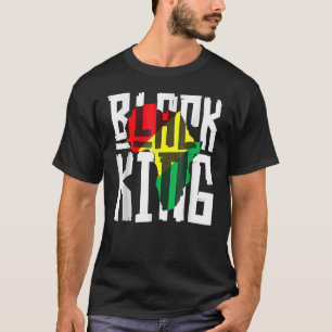 Black King Black Power Black History Monte T-Shirt