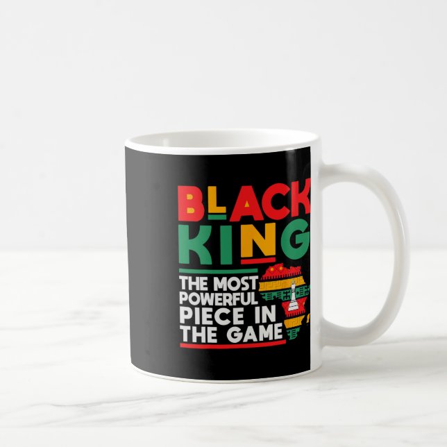 Black King - das mächtigste Stück schwarzer Geschi Kaffeetasse (Rechts)