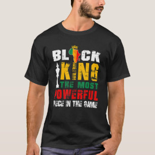 Black King - das mächtigste Stück schwarzer Geschi T-Shirt
