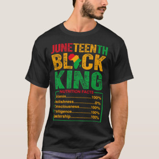 Black King ernährungswissenschaftliche Fakten Prid T-Shirt