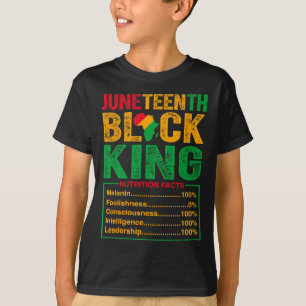 Black King ernährungswissenschaftliche Fakten Prid T-Shirt
