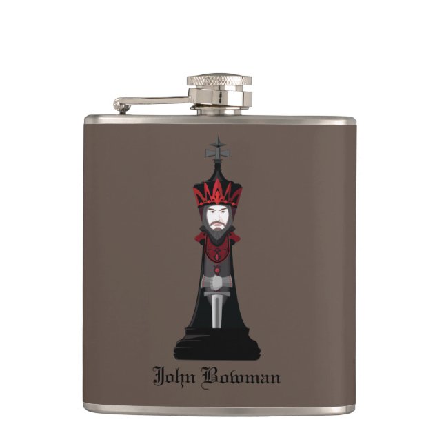 Black King Flachmann (Vorderseite)
