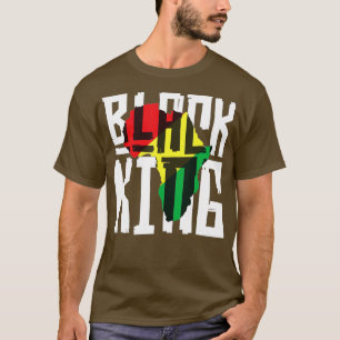 Black King for Boys Men History Month Africa Trib T-Shirt