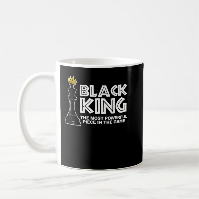 Black King ist das mächtigste Stück im Spiel Kaffeetasse (Links)