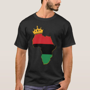 Black King Queen Couple Matching American T-Shirt