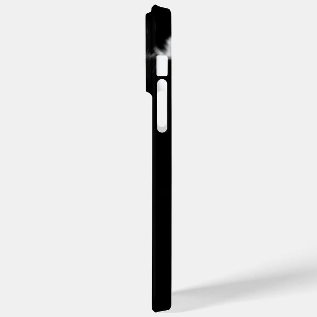 Black Kitten "Aurophile" Case-Mate iPhone Hülle (Rückseite / Links)