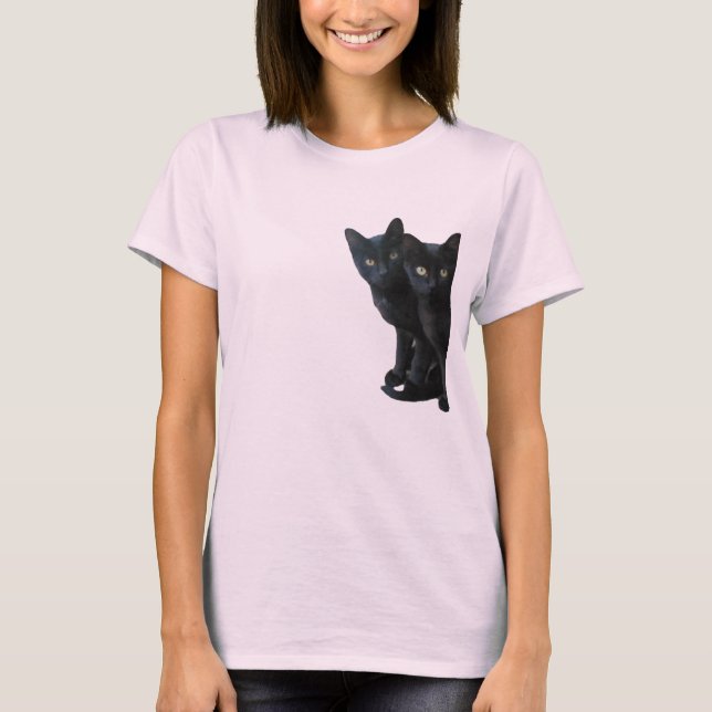 Black kittens T-Shirt (Vorderseite)