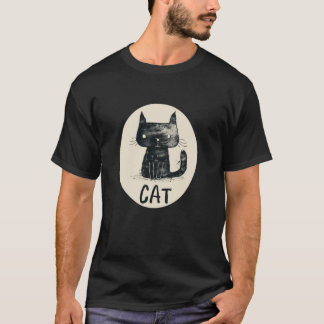 Black Kitty für Katzen und Haustiere Fans T-Shirt