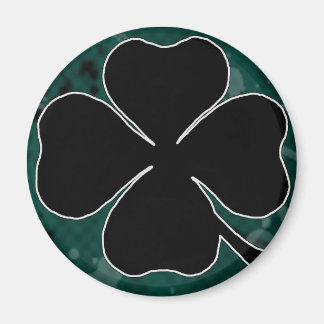 Black Kleeblatt Magnet