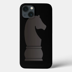 Black knight chess piece Case-Mate iPhone hülle