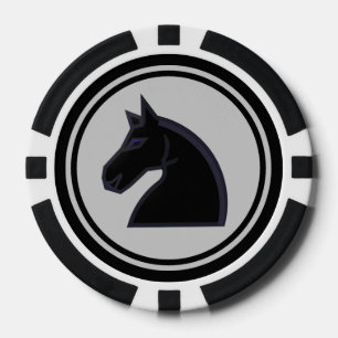 Black Knight Schach Piece Pokerchips