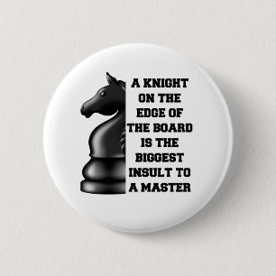 Black Knight Schach Strategie Power Weisheim Maste Button