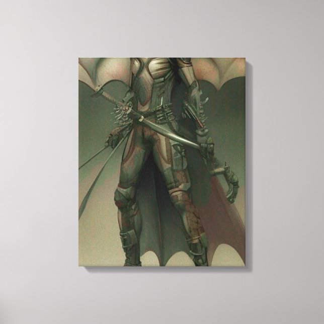 Black Knight Soldier Leinwanddruck (Vorderseite)