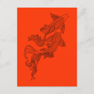 Black Kois Postkarte
