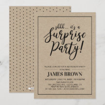 Black & Kraft | Modern Surprise Retirement Party