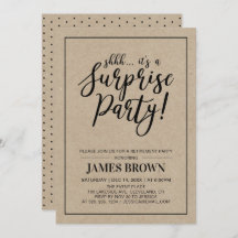 Black & Kraft | Modern Surprise Retirement Party