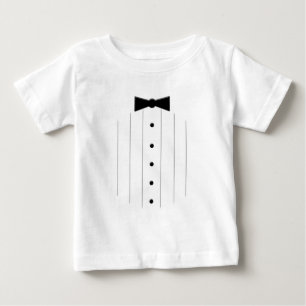 Black Krawatte Tuxedo Baby T-shirt