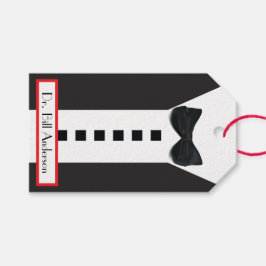 Black Krawatte Tuxedo 🎩 Funny Monogram Geschenkanhänger