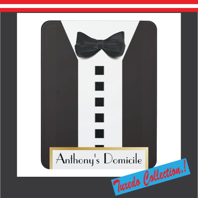 Black Krawatte Tuxedo 🎩 Funny Monogram Poster (A worthy addition to your unique collection of worthiness)