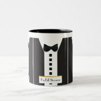 Black Krawatte Tuxedo 🎩 Funny Office Monogram