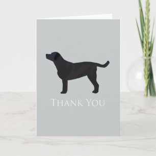 Black Lab Danke Kartendesign