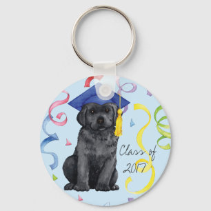 Black Lab Graduate Schlüsselanhänger