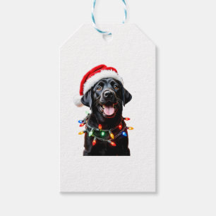 Black Lab Labrador Weihnachtsbaum Light Pajama Dog Geschenkanhänger