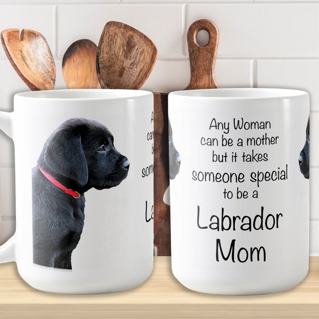 Black Lab - Muttertaghund - Labrador Mama Tasse (Von Creator hochgeladen)