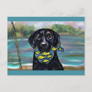 BLACK LAB POSTKARTE