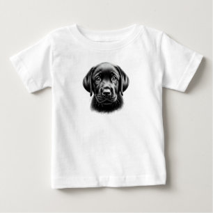 Black Lab Puppy Baby T-shirt
