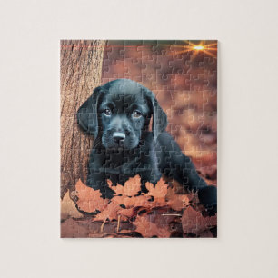 Black Lab Puppy Puzzle