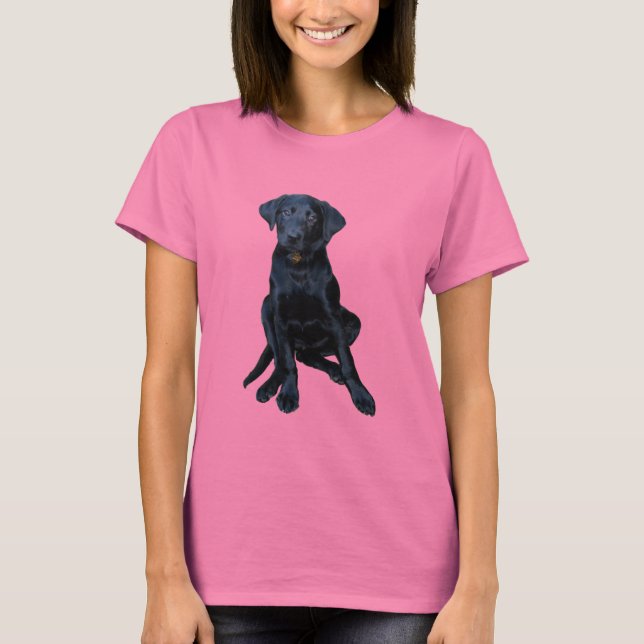 Black Lab Puppy T-Shirt (Vorderseite)