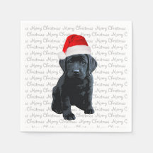 Black Lab Santa Dog - Frohe Weihnachts Labrador Hu
