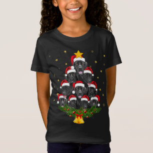 Black Lab Weihnachtsbaum Hund Lover Xmas Funny Nie T-Shirt