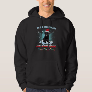 Black Lab Weihnachtsgeschenk Hoodie