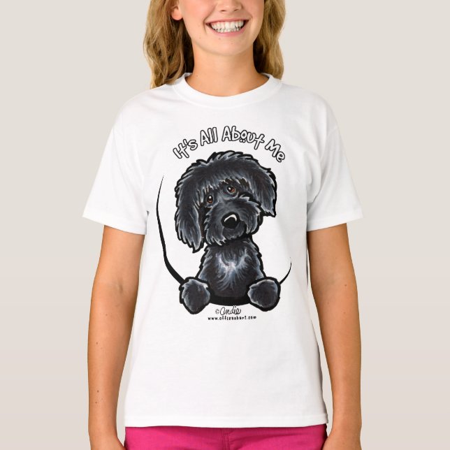 Black Labradodle IAAM T-Shirt (Vorderseite)