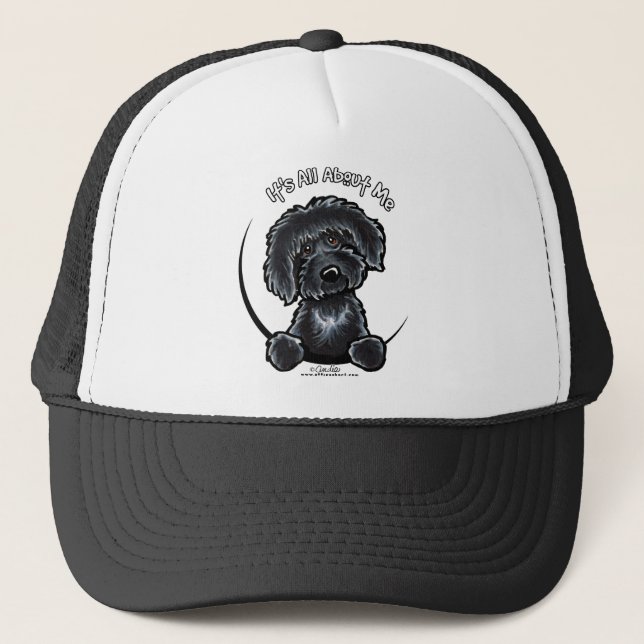 Black Labradodle IAAM Truckerkappe (Vorderseite)