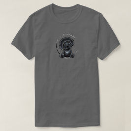 Black Labradodle it all about Me Off Leash Art™ T-Shirt