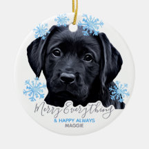 Black Labrador Christmas - Niedliches Welppy Black