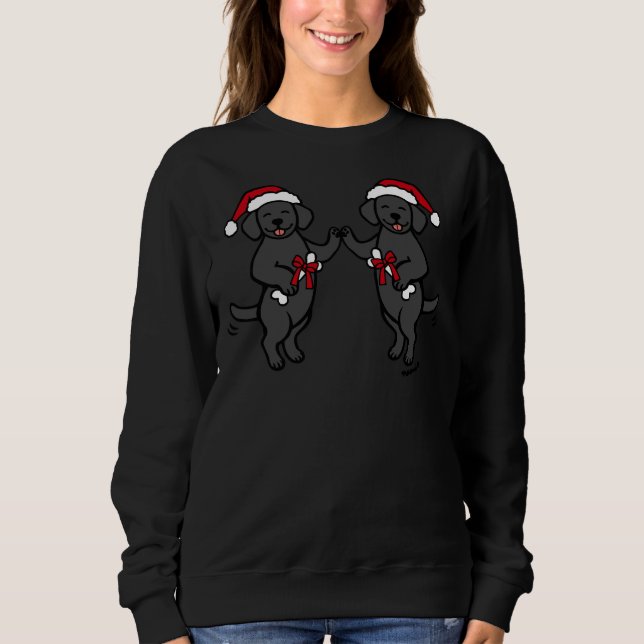 Black Labrador Friends Exchange Sweatshirt (Vorderseite)